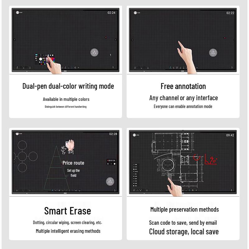 AOC 55-inch Interactive Flat Panel Display (CN version)