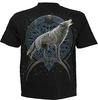 Spiral Celtic Wolf (Unisex Black Short Sleeve TShirts) Small