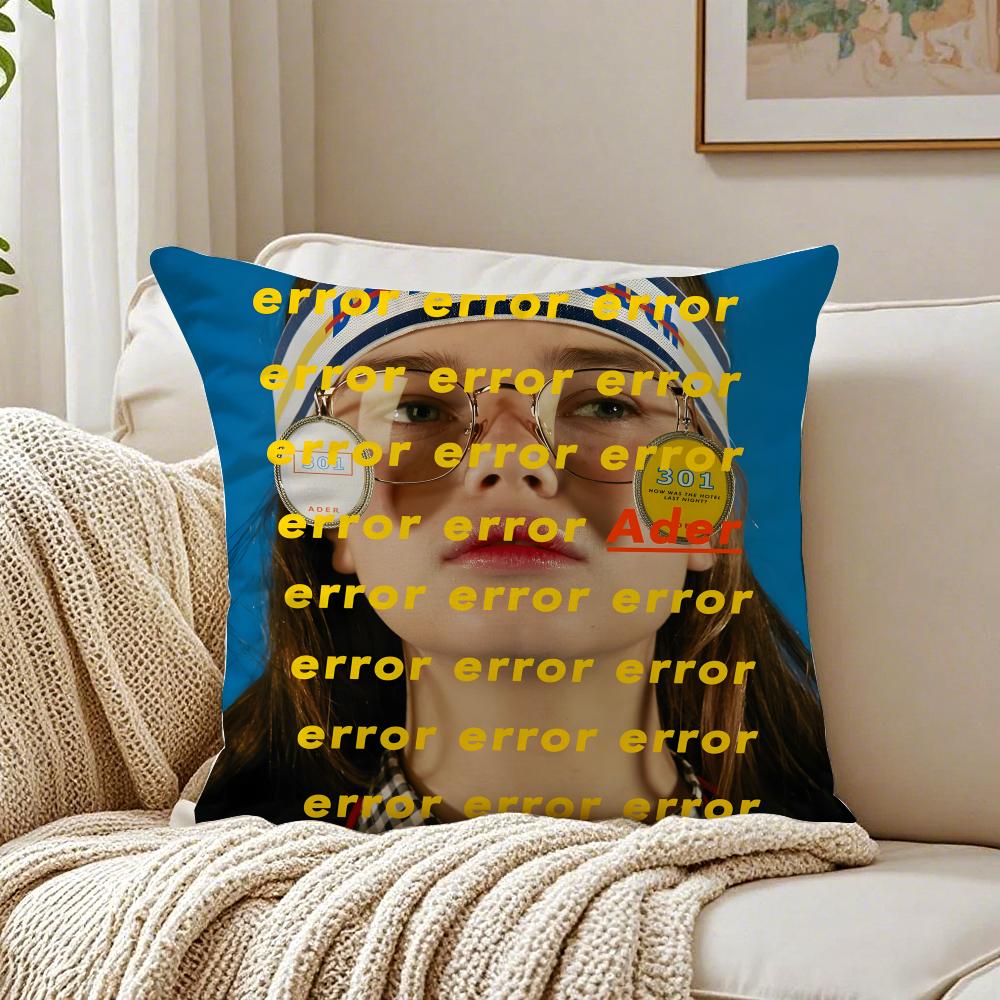 Ader Error Pillow Fashion Brand Cushion Cushion Cover Pillowcase Anti-Dustmite Living Room Sofa Decor Cushion Room