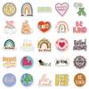50PCS Positive Psychology Stickers: Motivational English Sentences, Waterproof Decorative Journal Stickers