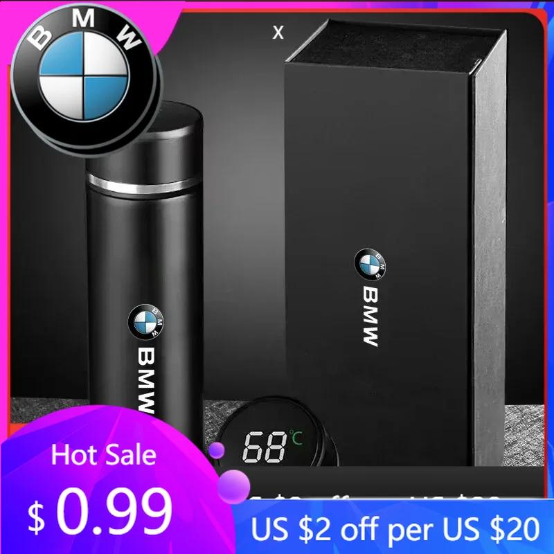 LPTJD1 Car Sticker Hot Car Intelligent Thermos Flask Travel Sport Cup For BMW E87 F20 F21 E36 E46 E90 E91 E92 E93 X1 X3 X4 X5 X6 M2 M3