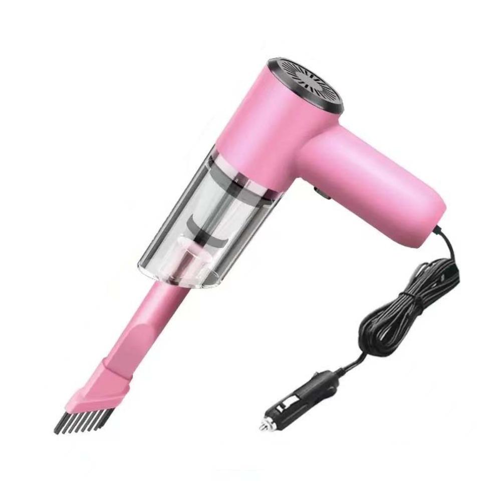 Vacuum Cleaner Car Vacuum Cleaner with Cord 12V Handheld Dust Remover  Trucks розовый
