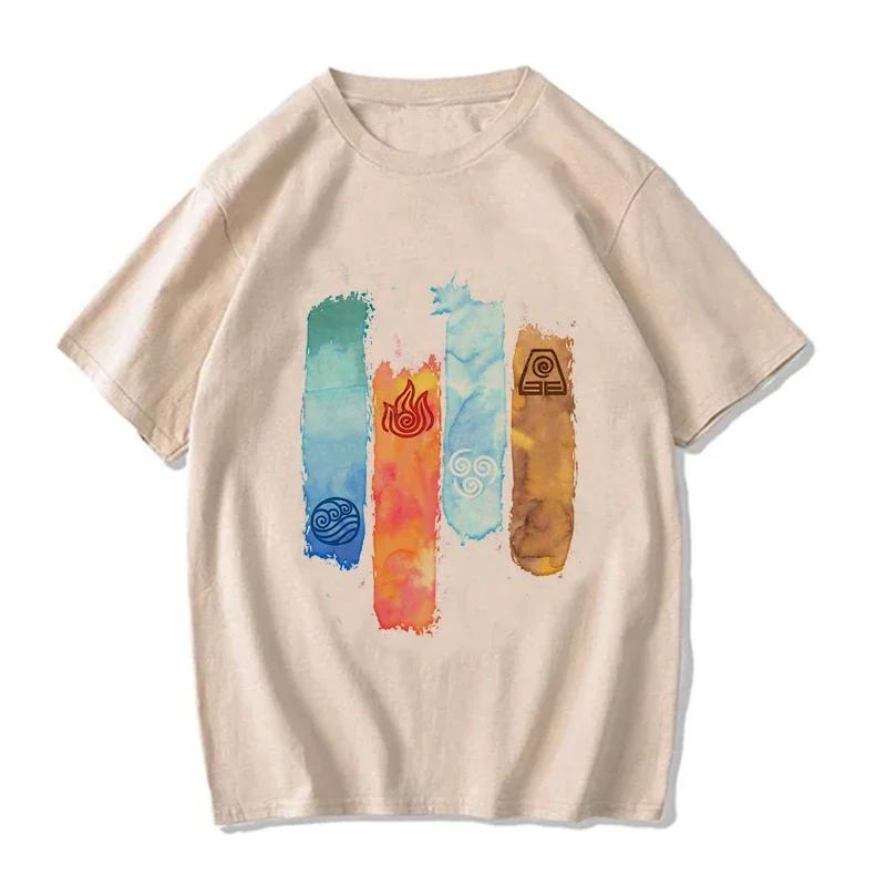 Avatar The Last Airbender Tee Shirt Appa Yip Harajuku EU Size Tshirt Fashion Mange T-shirt Y2k Streetwear Hip Hop Vintage Tops