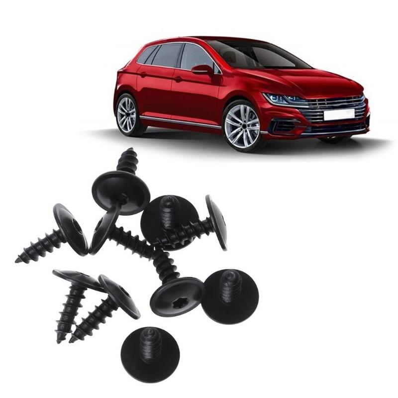 20/30Pcs Car Clips Fastener Engine Splashes Guards Self Tapping Screws Fastener Clips 5mm Torx Screw