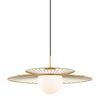 Sarah 1 Pendant Lamp E27 Gold Italux Mdm-4000/1 Gd