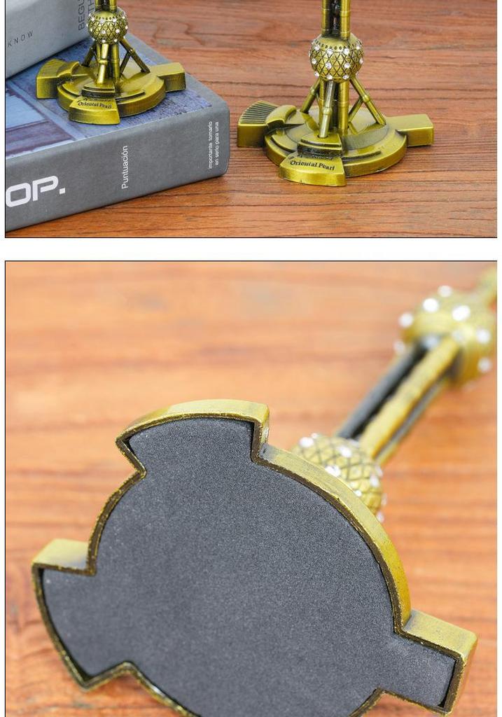 Shanghai Oriental Pearl TV Tower Metal Souvenir Ornament - Creative and Exquisite Gift