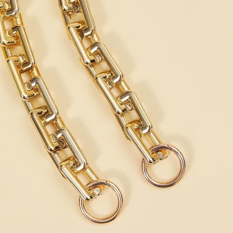 Versatile Bag Chain Wide Chain Golden Luxury Fashion Bag Accessories Fashion Hot Selling Bag Chain Atmosphere MIT