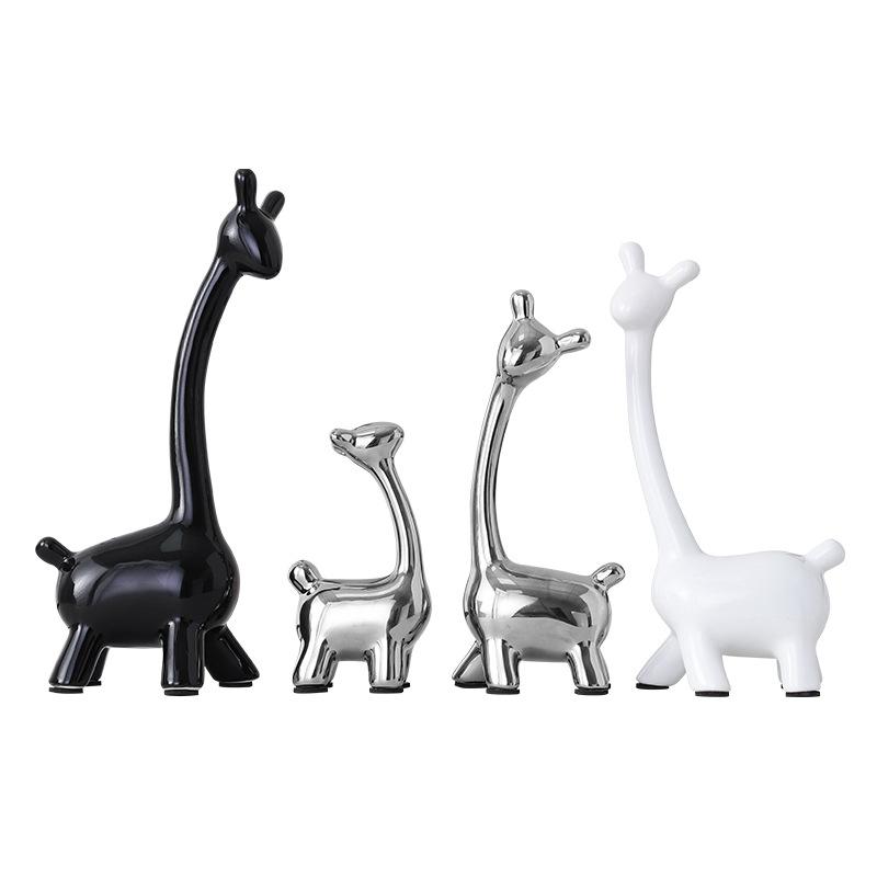 

4 шт. современный минималистский настольный светильник с изображением оленя, роскошный домашний декор, винный шкаф для гостиной, креативное украшение