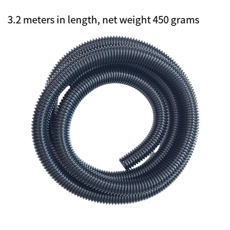 A78E-Water Suction Hose 3.2M For Powertec 70347 Wet Dry Vacuum Cleaner- Spring Retractable For Industrial Models