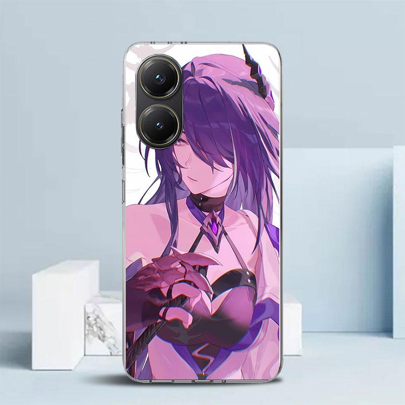 Honkai Star Rail Acheron Soft Cover for Xiaomi Poco F7 Ultra X7 X6 X5 Pro M7 Phone Case Redmi 15 15C 13 13C 12 12C 10 10C Print