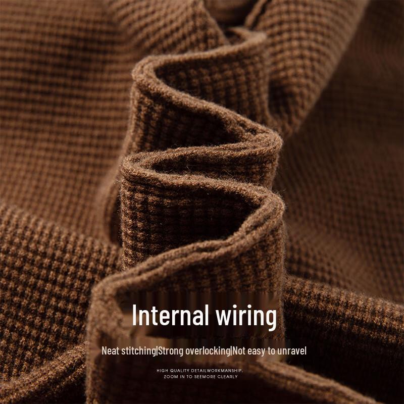 SHANSHAN Men's Business Casual Wool Blend Knit Sweater