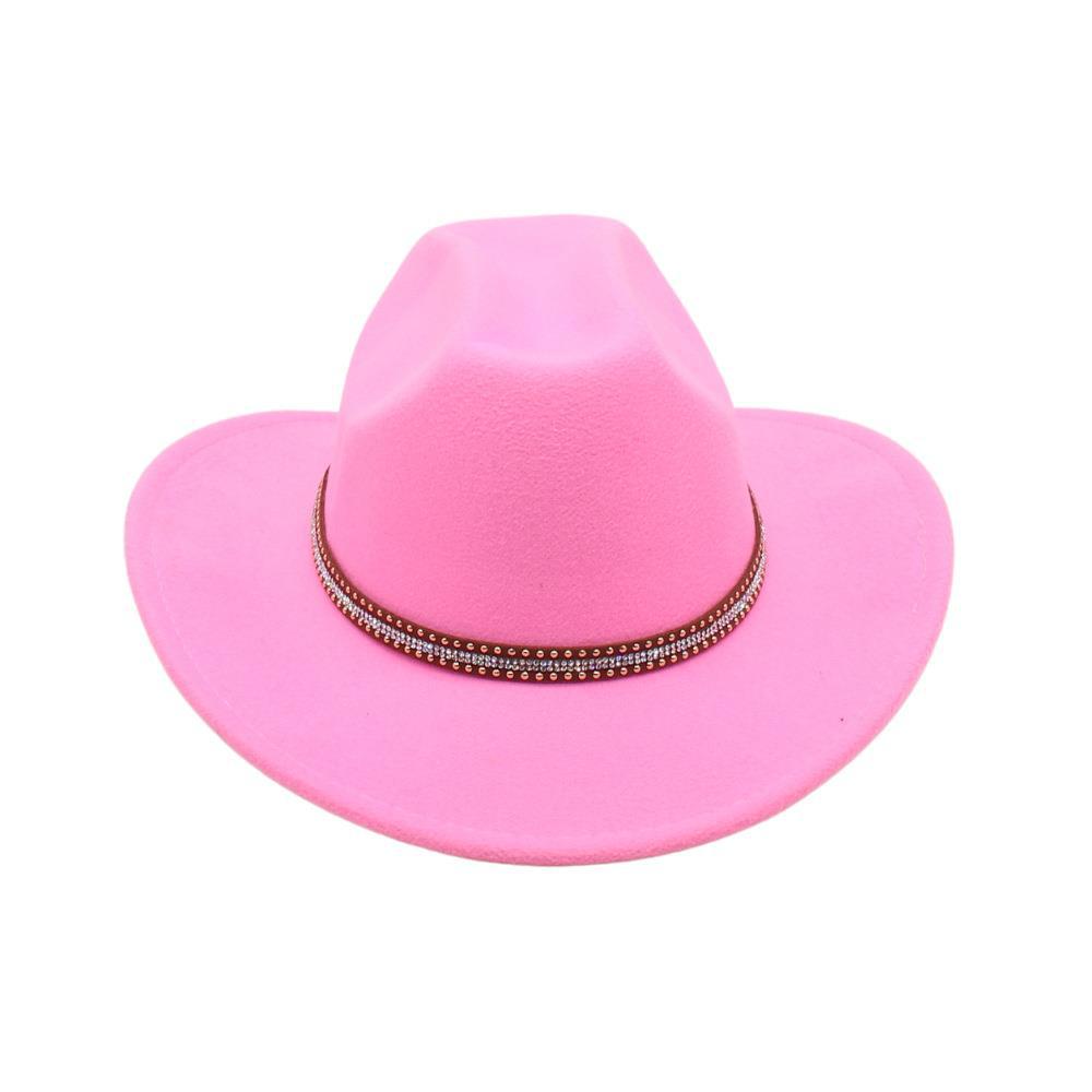 Jazz Tibetan Western Cowboy Hat Men'S And Women'S Performance Felt Hat Hat