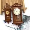 1pc 1:12 Dollhouse Miniature Wall Clock Play Doll House Miniaturas Home Decor Accessories Toy Pretend Play Furniture Toy