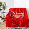 Arsenal F.C Theme Printed Blanket - Perfect for Couch, Bed, Travel & Outdoor Use | Machine Washable, Cozy & Durable.