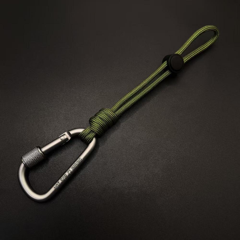 New Portable Paracord Keychain Lanyard Creative Multifunctional Outdoor Water Bottle Buckle Hook 18cm Water Bottle Hanging Rope