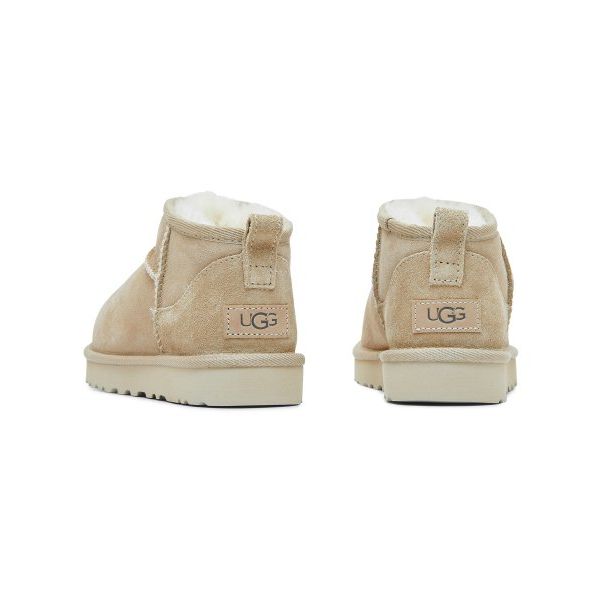 UGG Stivaletto Classico Ultra Mini Sabbia Sneakers da Donna Crema 1116109-SAN
