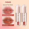Novo Plain Light Makeup White Lip Lacquer Naked Women Color Series Water Light Mirror Lipstick Glass Lip Gloss Does Not Fade No Stain on Cup