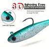 Soft Plastic Fishing Lure, Capture Bait for Home Fishing - 3.5 Inches/2.7 Inches Realistic Simulated Paddle Tail Design,
