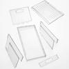 Two-Tier Beverage Storage Rack Transparent for Countertop
