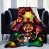 1 Stück. Cartoon Voodoo-Puppen Decke, Einzigartige Heimdeko für jede Jahreszeit, Perfekte Geschenkidee für Freunde und Familie, Lebendige Farben und Detaillierte Kunstwerke Mac