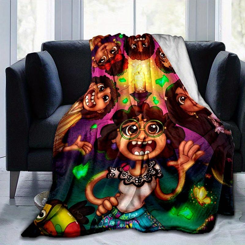 1 Stück. Cartoon Voodoo-Puppen Decke, Einzigartige Heimdeko für jede Jahreszeit, Perfekte Geschenkidee für Freunde und Familie, Lebendige Farben und Detaillierte Kunstwerke Mac