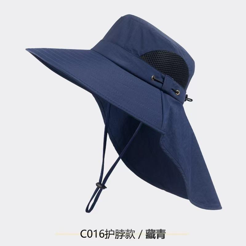 New Outdoor Summer Sun Protection Hat, UV Protection Bucket Hat Women's High-end Sense Hat Direct Supply