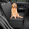 Dog Car Seat Cover Waterproof Scratch Proof Pet Seat Cover for Back Seat Cars Trucks SUVs Black Edge