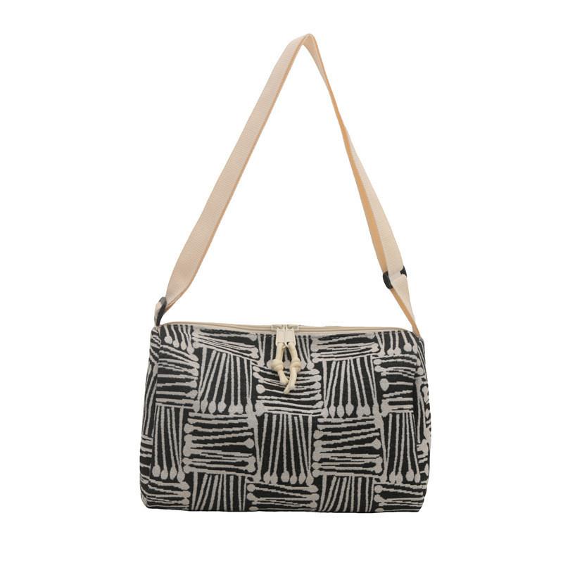 Stilvolle Canvas-Umhängetasche mit großer Kapazität für Damen in mehreren Farben, ideal für den täglichen Gebrauch