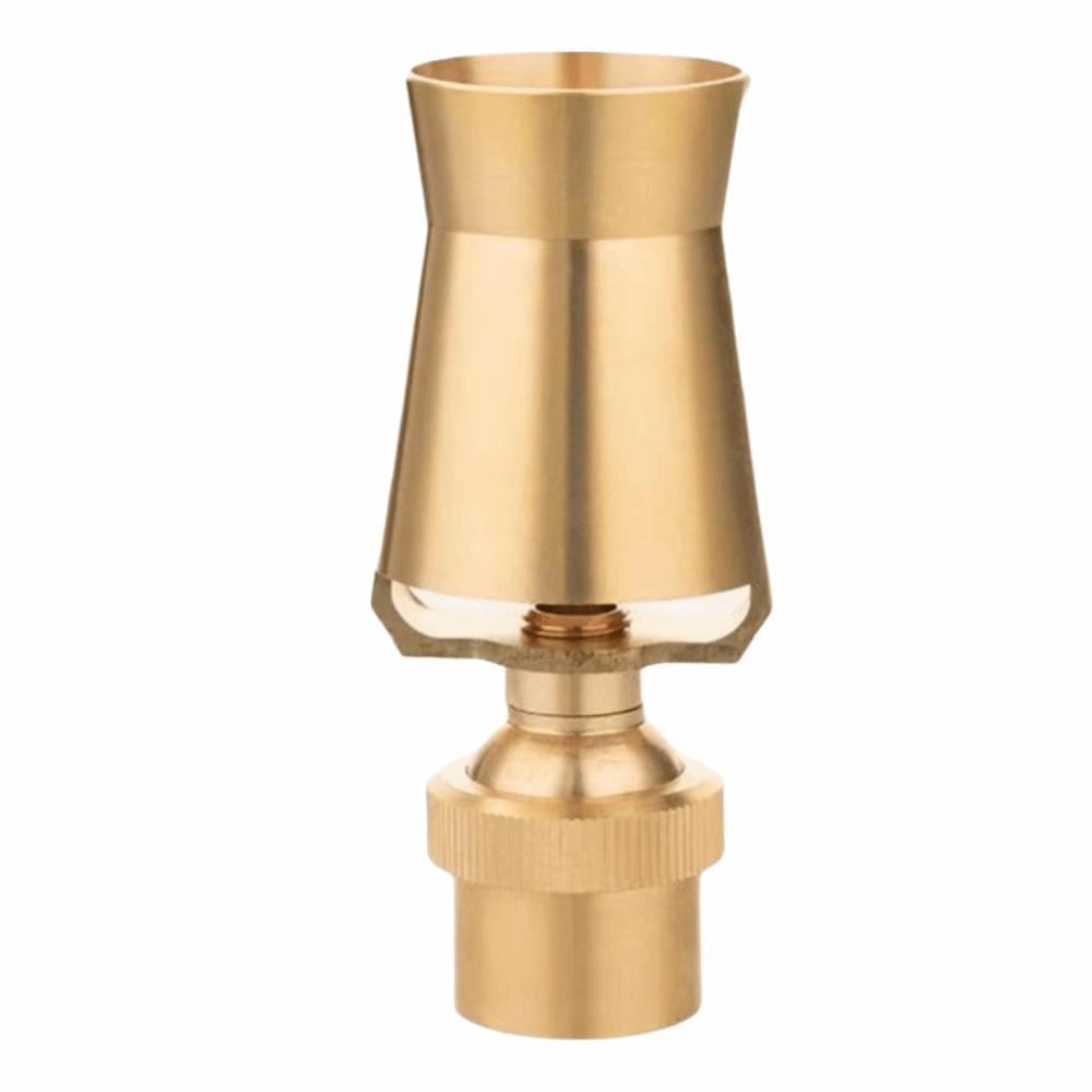 Gold Ice Tower Sprinkler Ice Tower Fountain Nozzle Courtyard Fountain Setup 1.5 Inch (DN40)