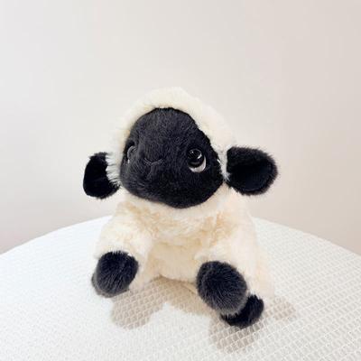 Schattige Zwartgezichtige Geiten Pluche Speelgoed Dier Huisdecoratie Hoge Kwaliteit Comfortabel Speelgoed Verjaardagscadeau voor Kinderen Metgezel Cadeau