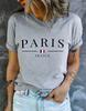 Damen Sommerkleidung kurzer Stil Damen T-Shirt mit Rundhalsausschnitt elegant und lässig Damenbekleidung Grafik-T-Shirts