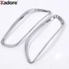 Rear Fog Light Lamp Cover Trim For Hyundai Santa Fe 2010 2011 2012 Chrome Car Tail Foglight Bezel Trims Accessories