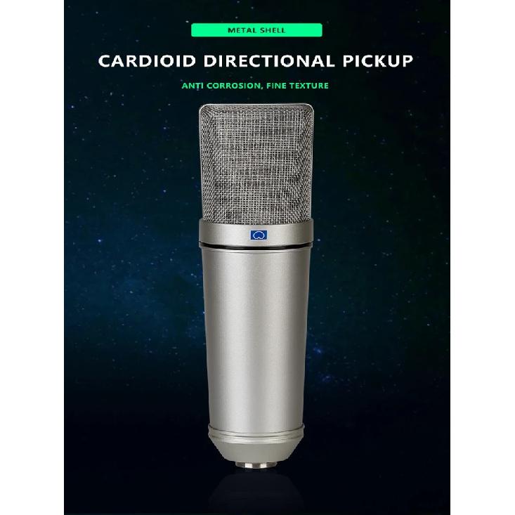 Metal condenser microphone Laptop/Computer Professional microphone Recording Studio Voice game broadcaster Streaming media TLM 1