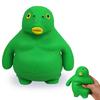 Spongy Animals Toys Silly Fish Green Head Fish Fidget Green Fish Squeeze Toy Squeeze Green Fish