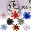 Christmas Flower Tree Garland Xmas Wreath Fireplace Door Decor Room Ornament