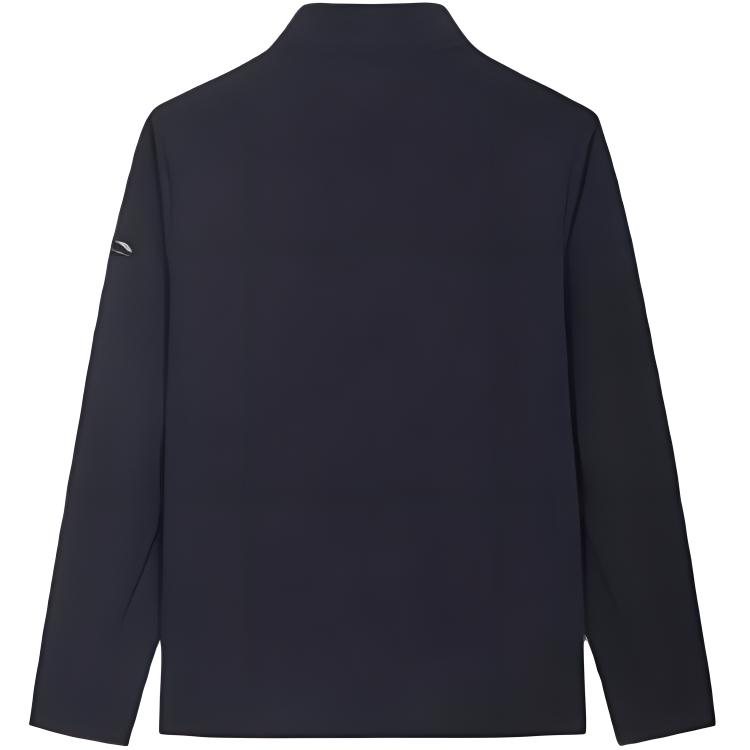 Anta Comfortable Simple Knitted Jacket Men Jackets Basic-Black 152427710