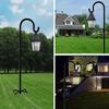 Outdoor Garden Decoration Shepherd-hooks For Bird-feeder Lantern Flower Plants-hook Wedding Gardening Standing Stable Hardcore