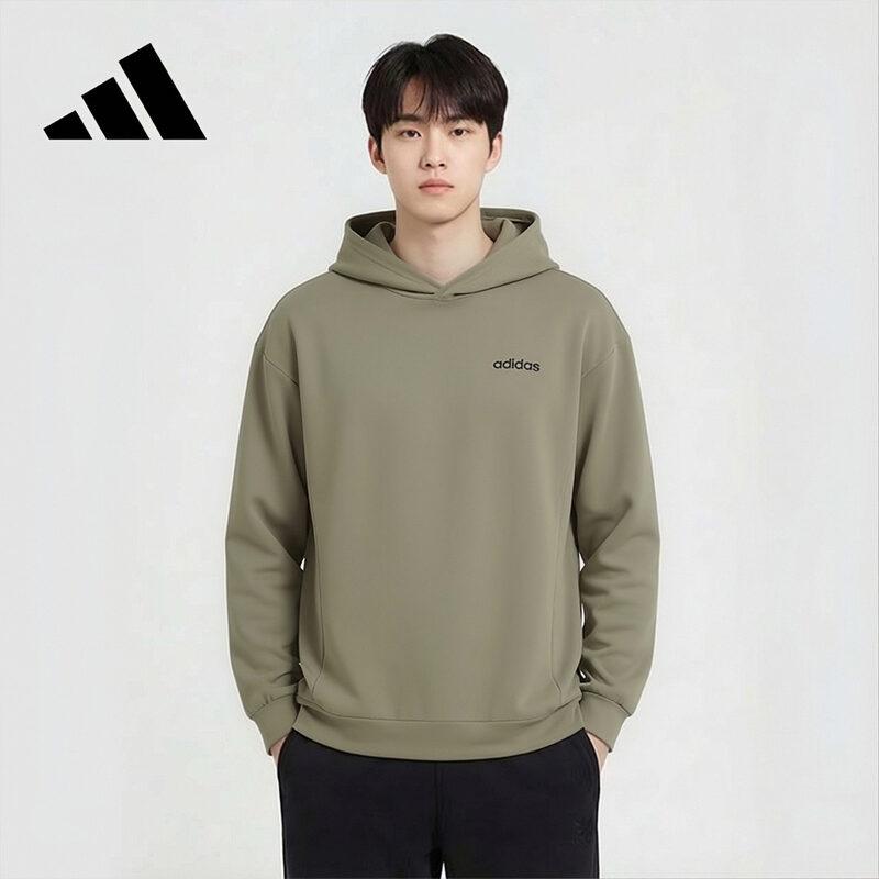 Adidas Men s Pullover Hooded Sweatshirt JL9627 S