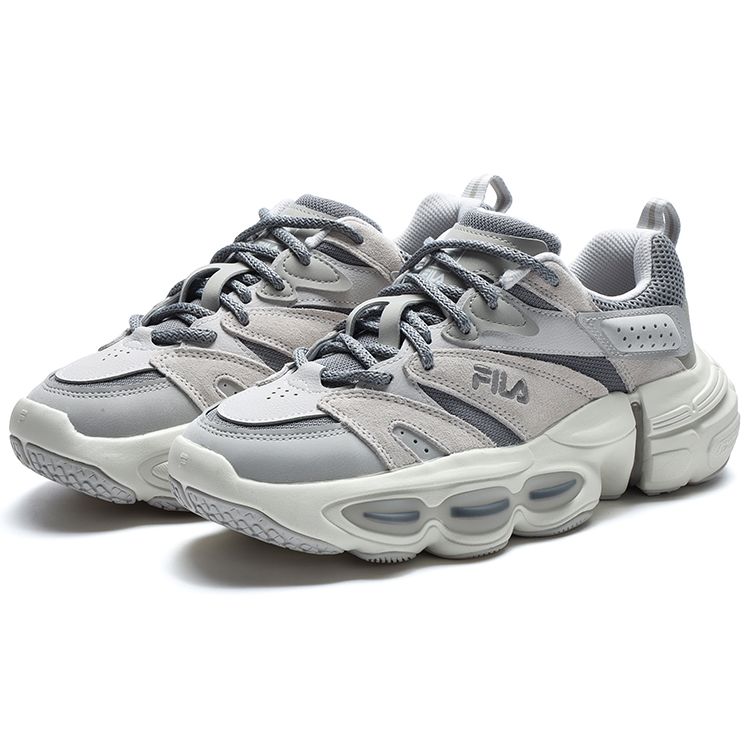 Fila ET Comfortable Sports Low-Top Lifestyle Shoes Women Sneaker Gray F12W312120FAN