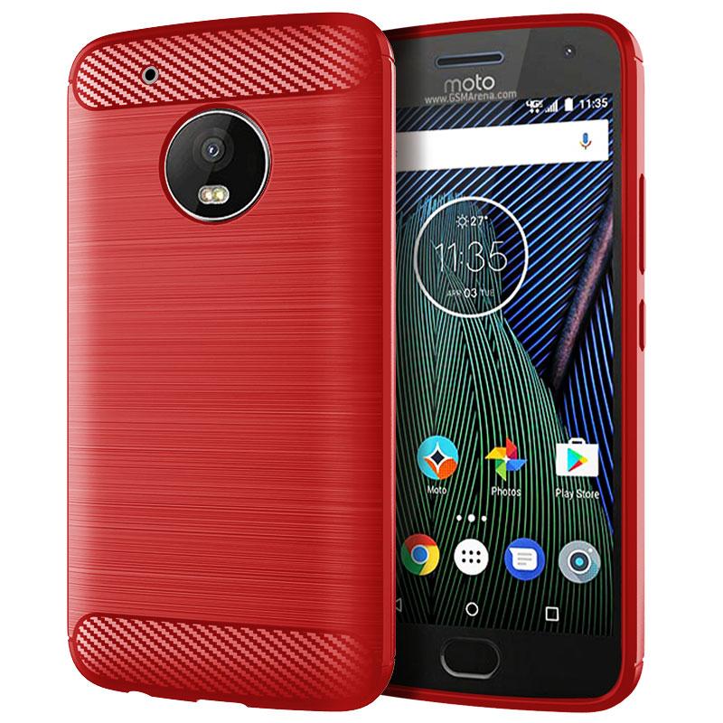 

Противоударный чехол из углеродного волокна для Moto G5 Plus G5 + силиконовый чехол для moto g5 plus, бампер, полная защитная задняя крышка, чехлы Moto G5 Plus