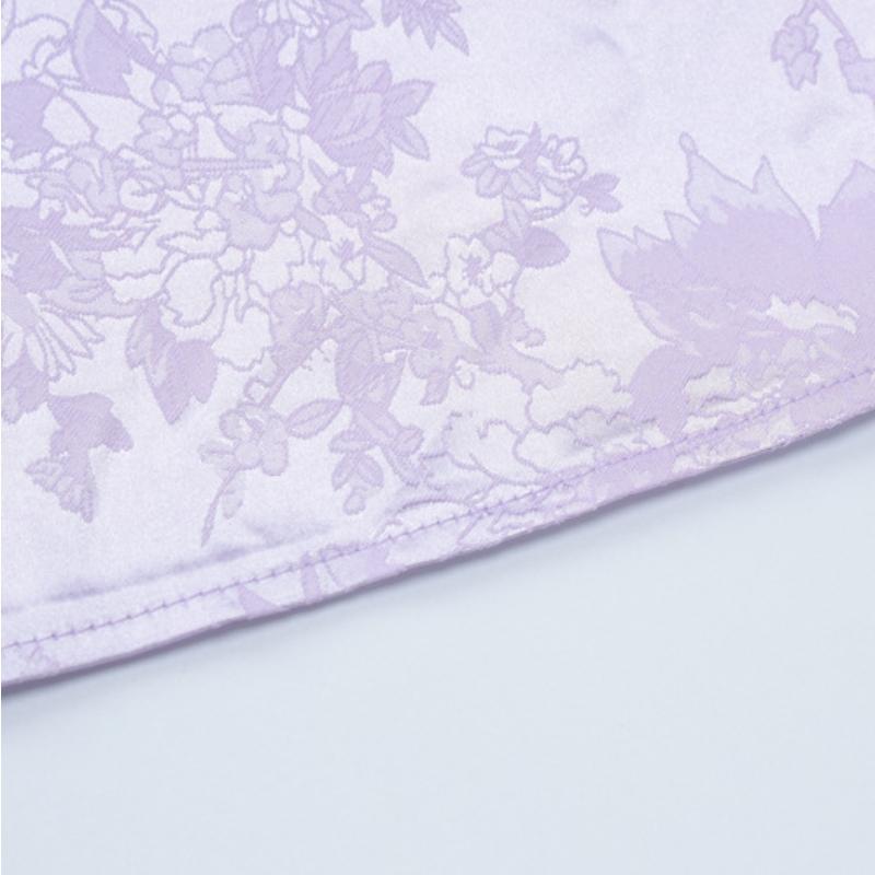 GMXIA Women's Summer Sexy Line-neck Style Satin Halter Dress