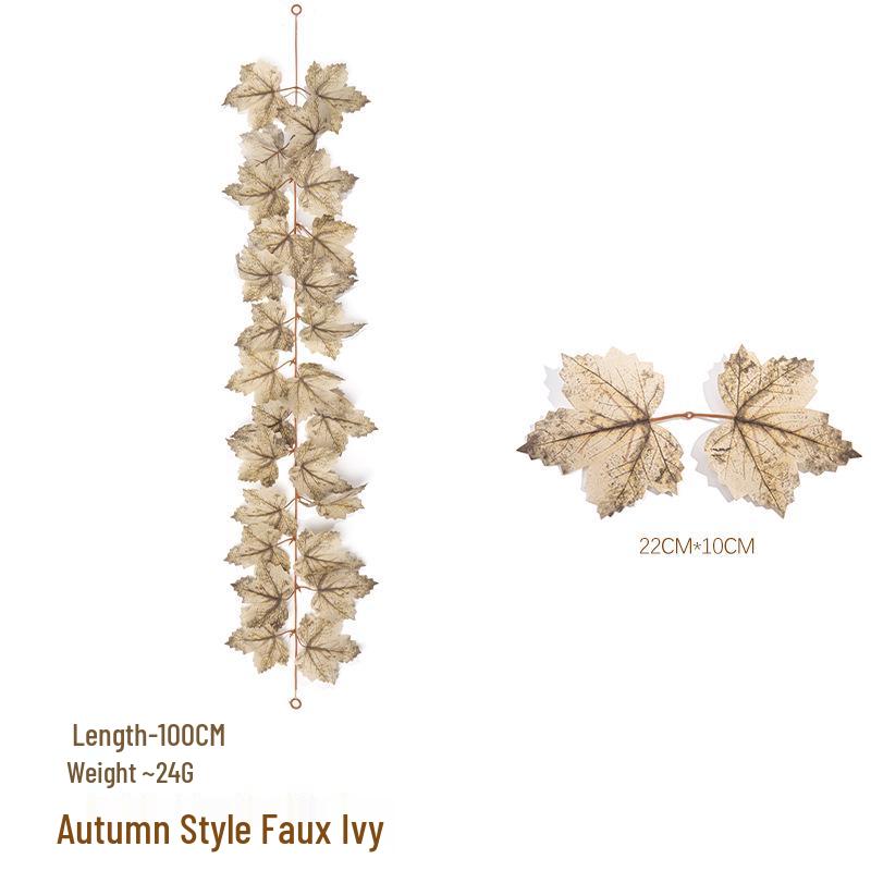 Autumn Maple Leaf Vine Decorations for Halloween and Thanksgiving