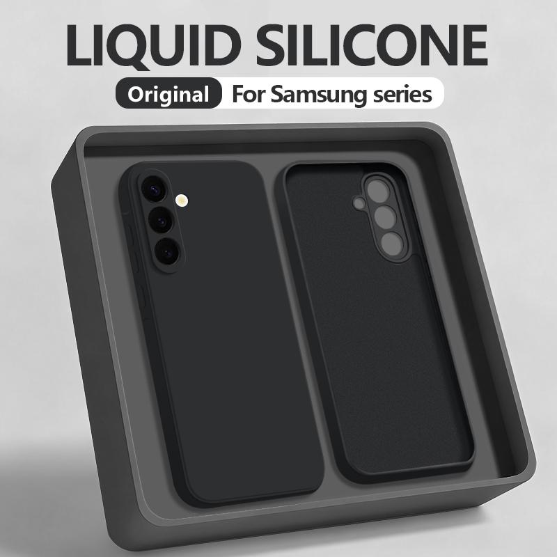 Soft TPU Phone Case For Samsung Galaxy S26 S24 S23 S25 Ultra Edge S24 S25 FE A57 A56 A17 A55 A16 A15 5G Liquid Silicone Cover
