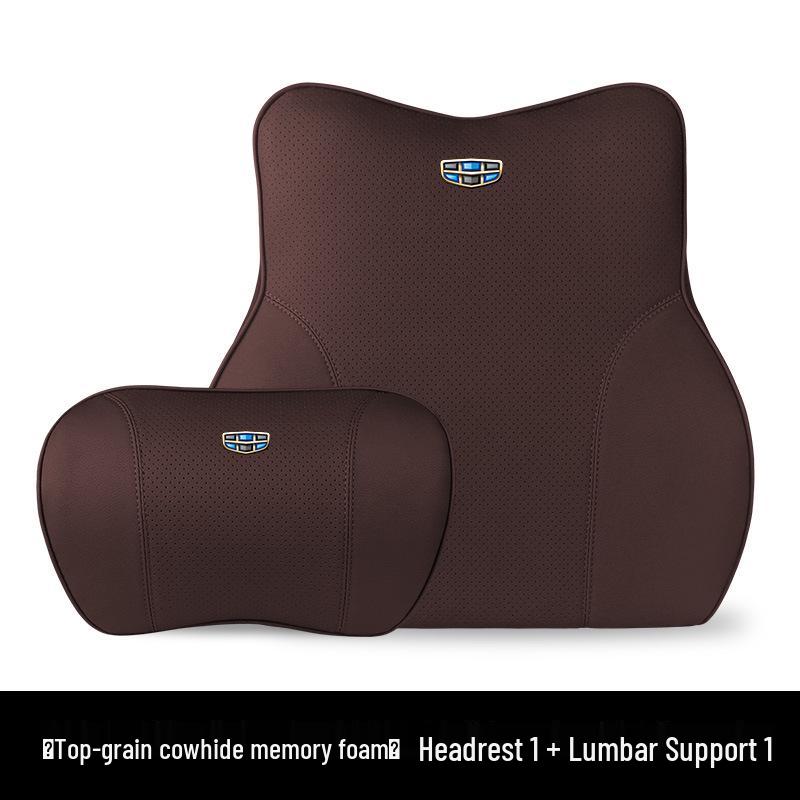 Geely Compatible Comfort Set: Air-Conditioned Comforter, Pillow, Lumbar Support for Xingyue, Xingrui, Emgrand S, Boyue, & Vision X.