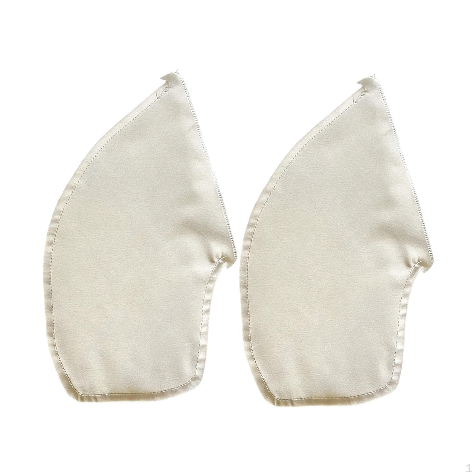 

2Pcs Sew in Side Pocket Clothes Accessory Lightweight Travel Security Clothing Inner