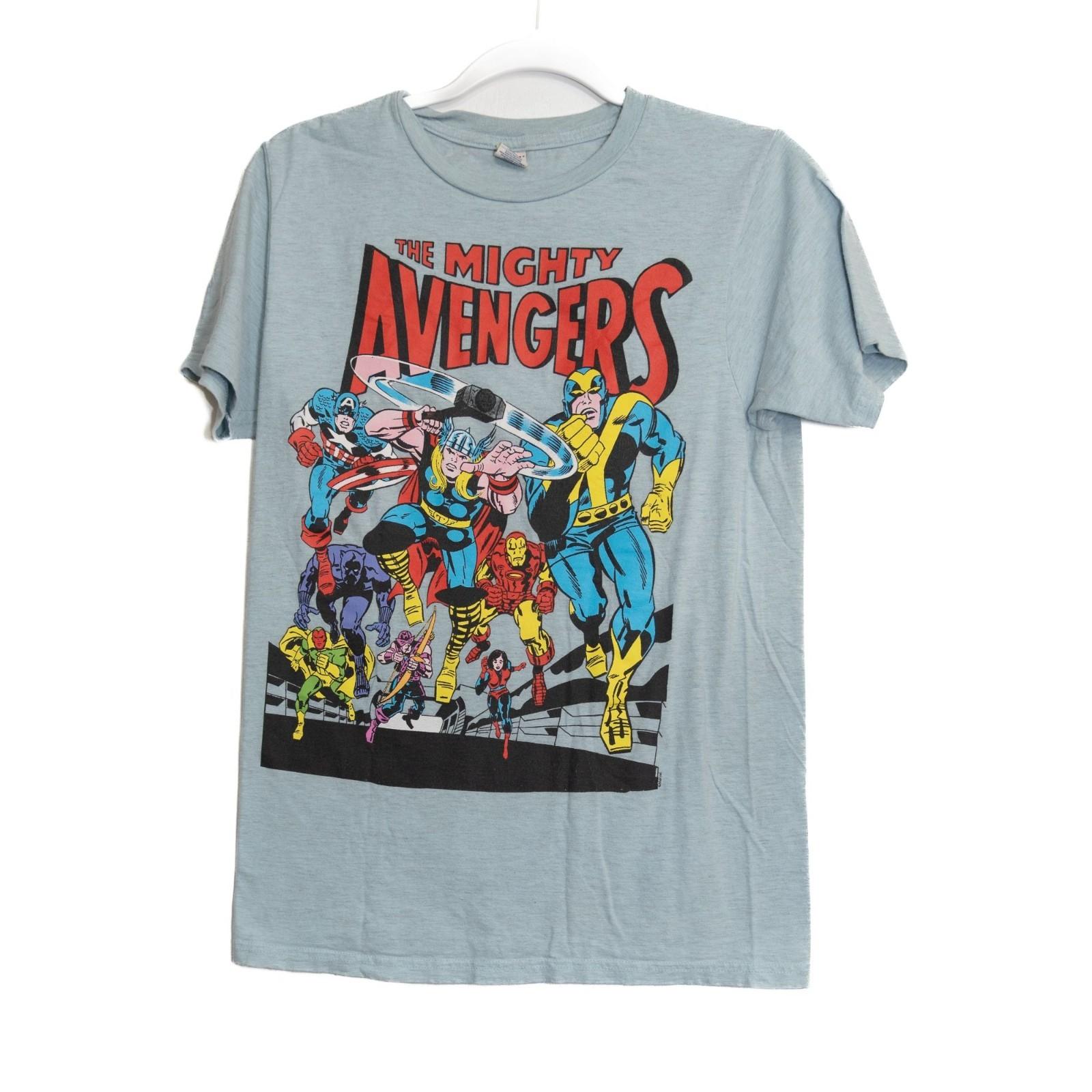 Marvel Size S The Mighty Avengers Graphic T-Shirt L