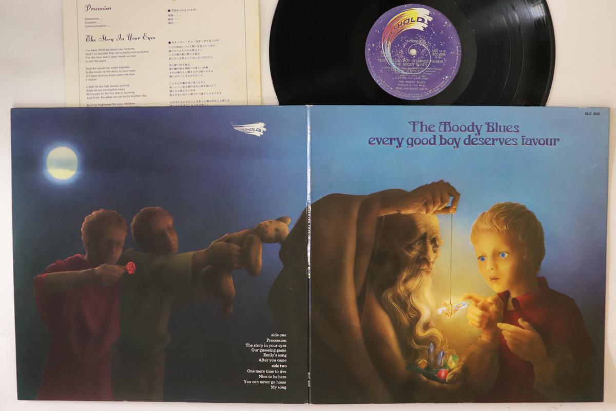 LP Record MOODY BLUES  Every Good Boy Deserves Favour SLC806 THRESHOLD 1971 Japan Rock Used