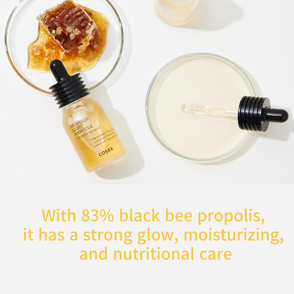 COSRX FULL FIT PROPOLIS LIGHT AMPUŁKA 40ml / Glow Nutrition Korean ampułka | Pielęgnacja skóry / Esencja do zabiegów na twarz