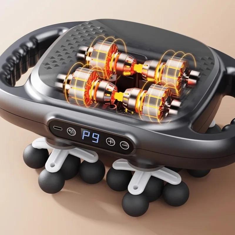 22-Head Fascia Gun High-Frequency Vibration Body Massage Gun Back And Waist Massager Neck Shoulder Massager Muscle Masajeador