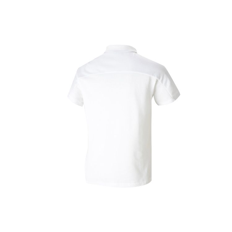 Adidas WJ Badge Short Sleeve Polo Shirt Men Tops White FT2755